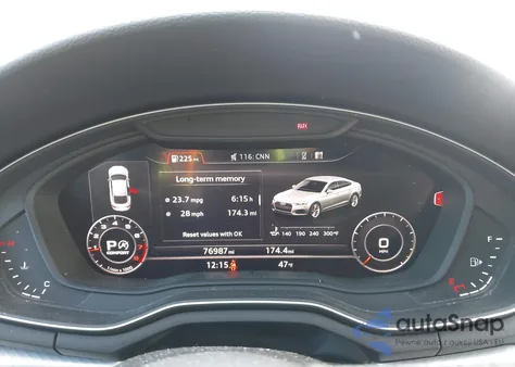 2018 Audi A5 2.0T Premium из США, поврежденный, VIN WAUBNCF50JA008543